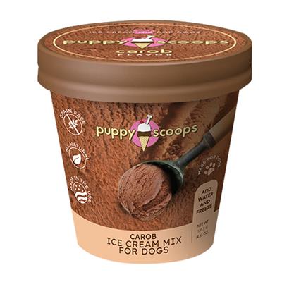 Puppy Cake Scoops Carob Ice Cream Mix For Dogs 4.65oz - Paw Naturals