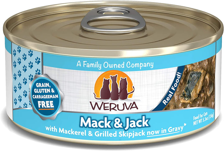 Weruva Classic Canned Cat Food Mack & Jack / 5.5oz - Paw Naturals