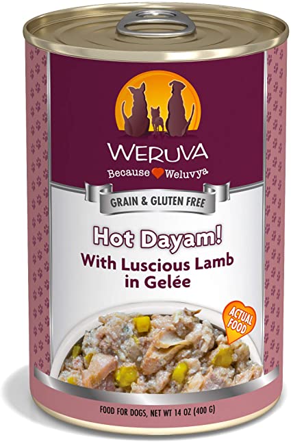 Weruva Classic Canned Dog Food 14oz Hot Dayam Lamb - Paw Naturals
