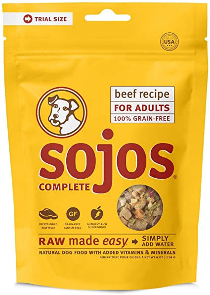 Sojos Complete Beef Raw Freeze-Dried Dog Food