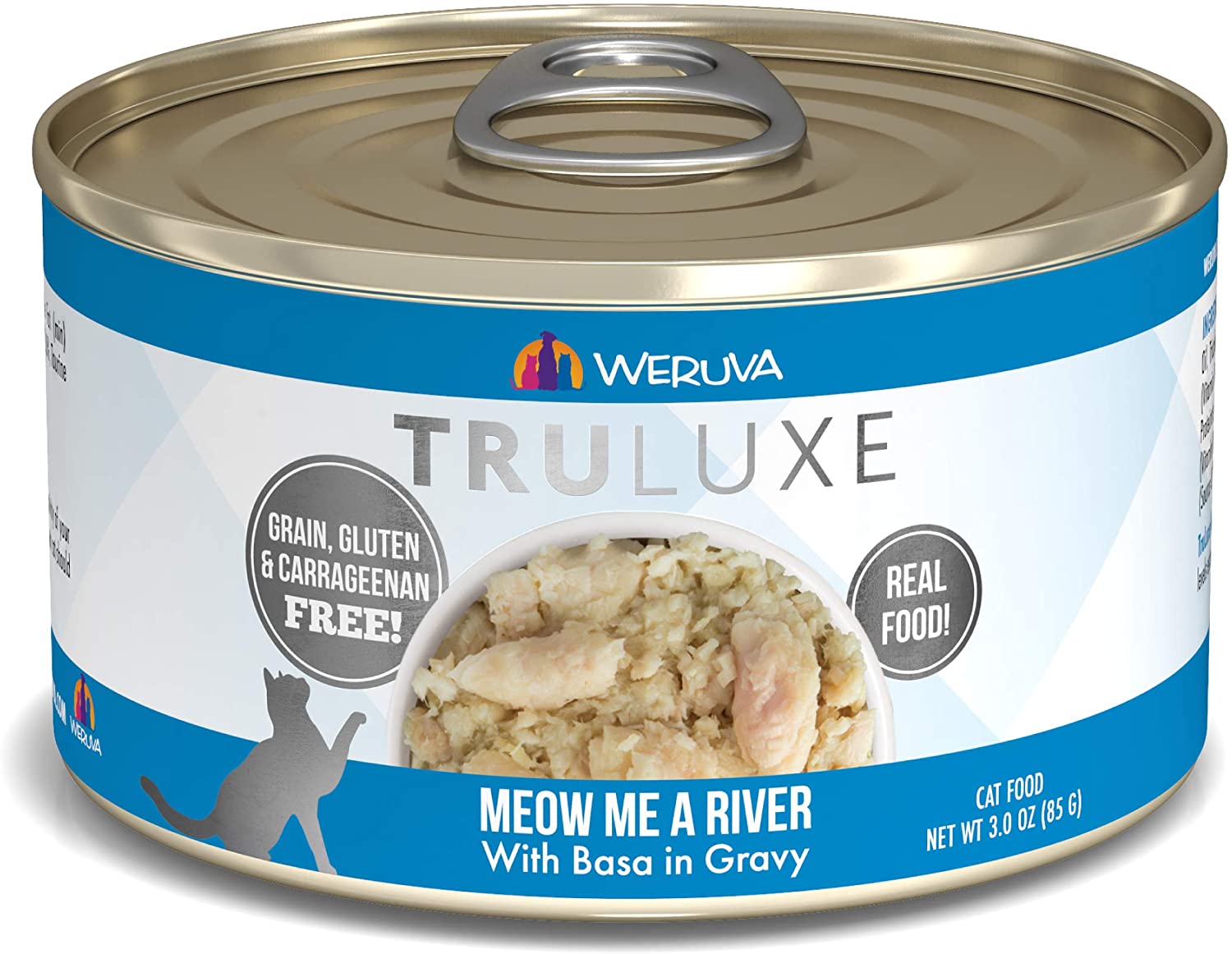 Weruva TruLuxe Canned Cat Food 3oz Meow Me A River - Paw Naturals