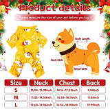 Sparky & Co Christmas Print Pajama Onesie Dogs & Cats (assorted prints) - Paw Naturals
