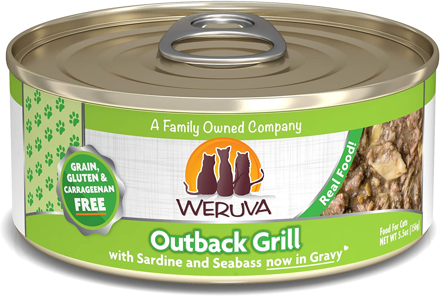 Weruva Classic Canned Cat Food Outback Grill / 5.5oz - Paw Naturals