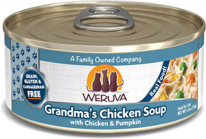Weruva Classic Canned Cat Food Grandma's Chicken Soup / 5.5oz - Paw Naturals