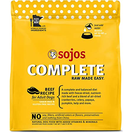 Sojos Complete Beef Raw Freeze-Dried Dog Food