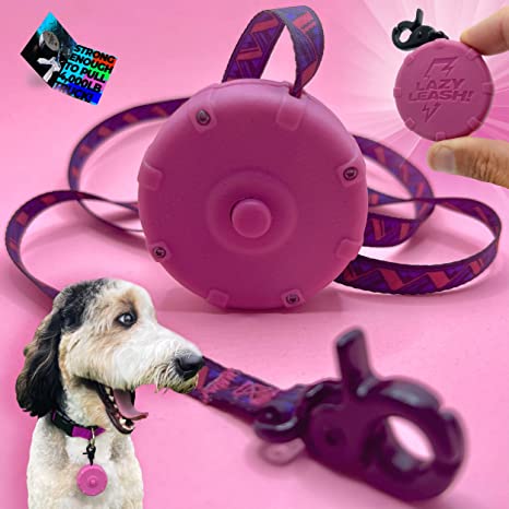 Lazy Leash Mini Wearable Power Leash Pink - Paw Naturals