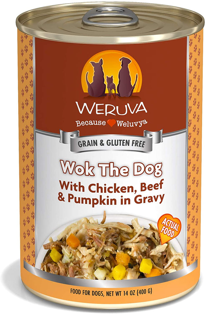 Weruva Classic Canned Dog Food 14oz Wok The Dog - Paw Naturals