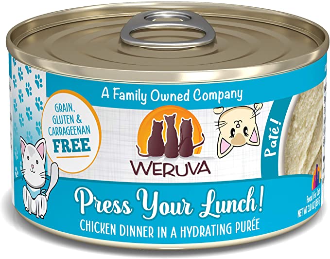 Weruva Pate Canned Cat Food 3oz Press Your Lunch - Paw Naturals