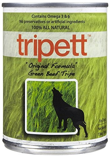 Tripett Green Beef Tripe Canned Dog Food - Paw Naturals