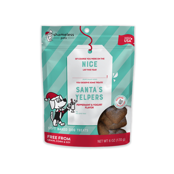 Shameless Pets Holiday Nice List: Santa's Yelpers Soft Baked Dog Treats