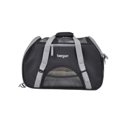 Bergan® Comfort Pet Carrier Black / Grey / Large - Paw Naturals