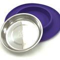 Messy Mutts Cat Single Bowl Silicone Feeder Purple - Paw Naturals