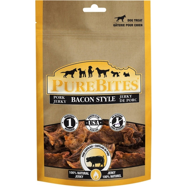 PureBites Freeze-Dried Bacon Style Pork Jerky