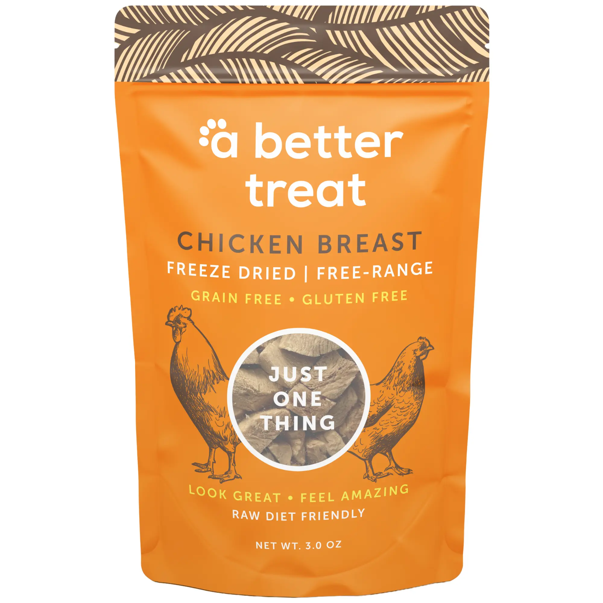 A Better Treat Freeze Dried Free Range Chicken Breast Dog and Cat Treats