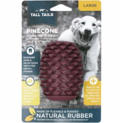 Tall Tails Natural Rubber Pinecone 4" Dog Toy - Paw Naturals