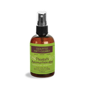Phoebe's Aromatherapy Multi-Use Essential Oil Spray in Eucalyptus & Mint 1oz - Paw Naturals