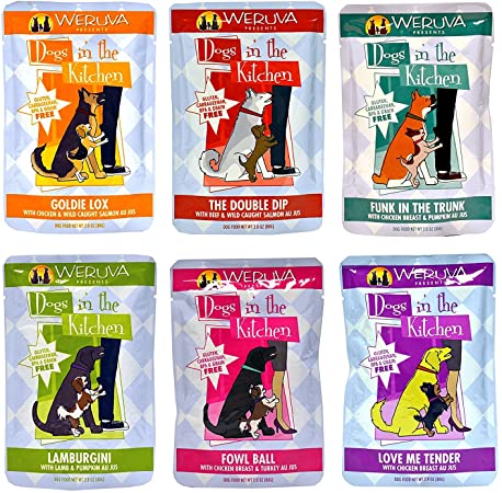 Weruva Dogs In The Kitchen Wet Dog Food Pouch 2.8oz - Paw Naturals