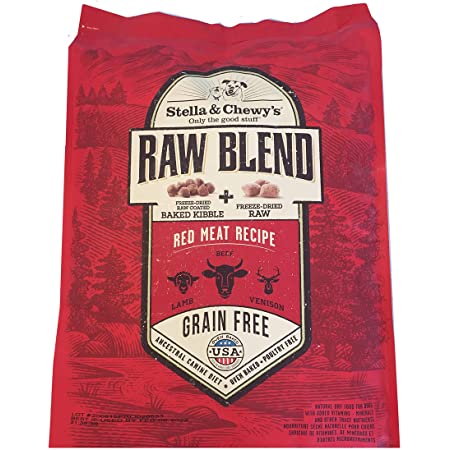 Stella & Chewy's Raw Blend Red Meat Recipe Dry Dog Food 10lb - Paw Naturals