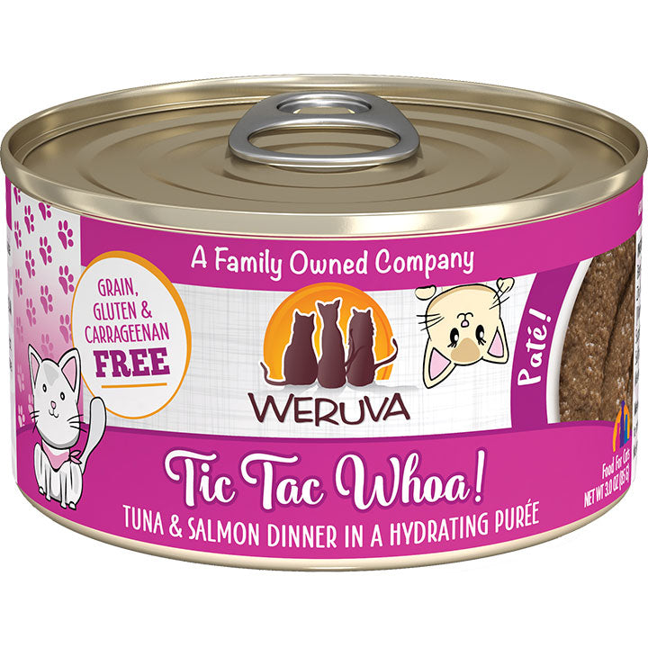 Weruva Pate Canned Cat Food 3oz Tic Tac Whoo - Paw Naturals