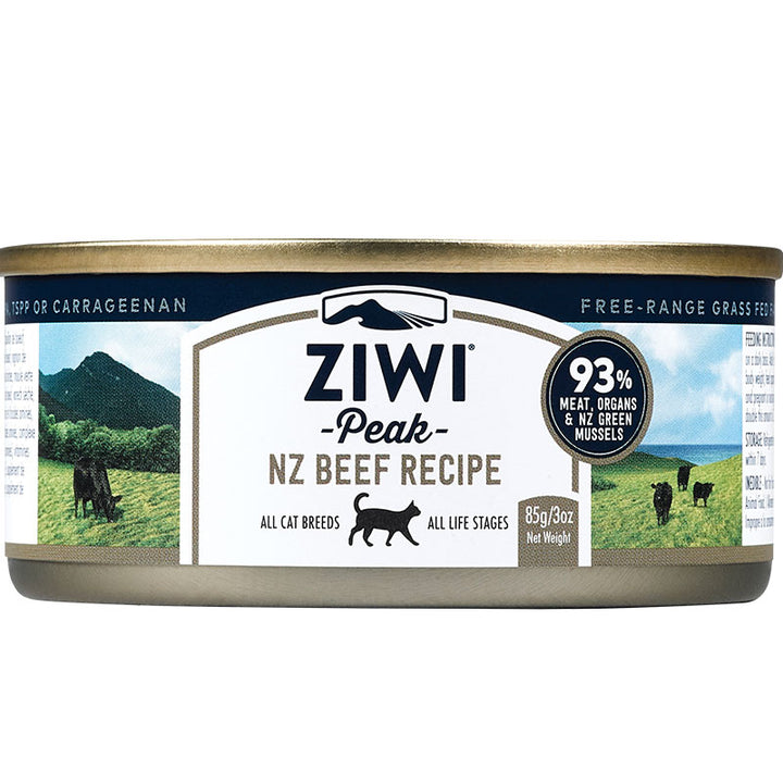 Ziwi Peak Moist Beef Canned Cat Food 3oz - Paw Naturals