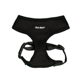 Bark Appeal Breathe EZ Solid Color Pull-Over Harness Black / XS - Paw Naturals