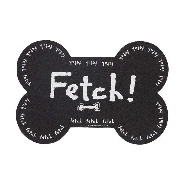 Ore’ Pet Placemat Recycled Rubber Mini Fetch Black - Paw Naturals
