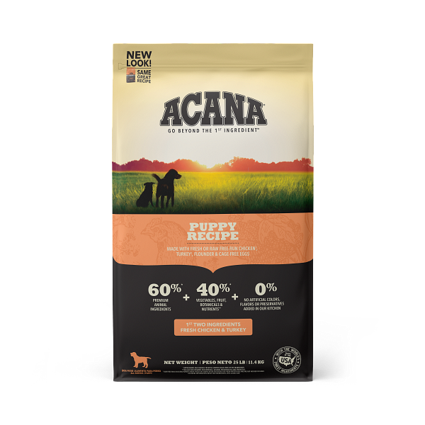 Acana Heritage Puppy & Jr Dry Dog Food 25lb - Paw Naturals