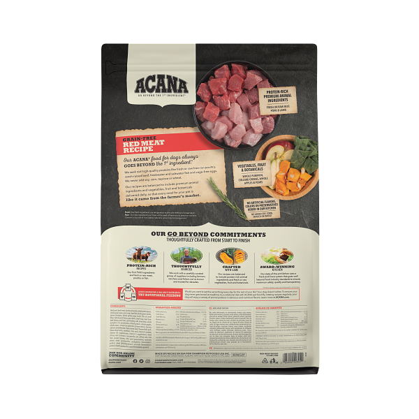 Acana Heritage Red Meat Dry Dog Food - Paw Naturals