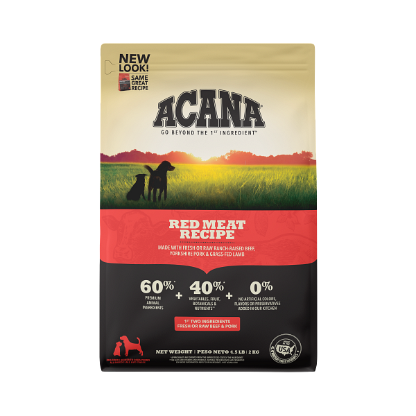 Acana Heritage Red Meat Dry Dog Food 4.5lb - Paw Naturals