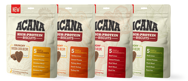 Acana High-Protein Biscuits Dog Treats - Paw Naturals