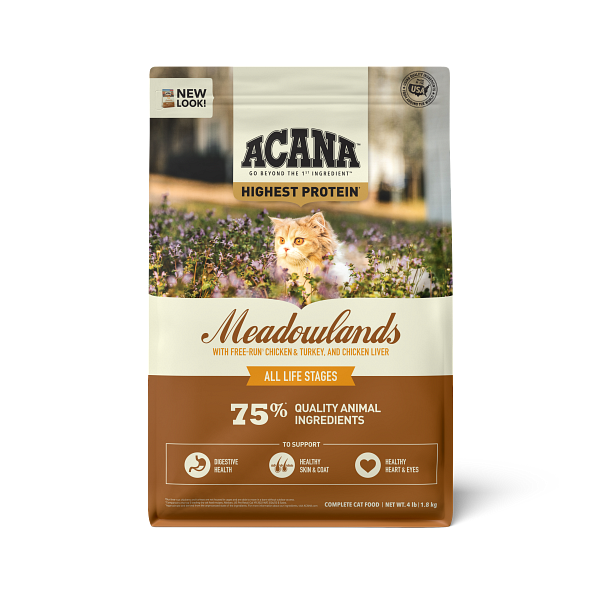 Acana Cat Highest Protein Meadowlands Dry Cat Food