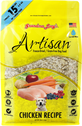 Grandma Lucy's Artisan Chicken Raw Freeze-Dried Dog Food 3LB - Paw Naturals