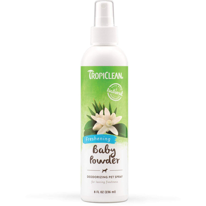 Tropiclean Deodorizing Pet Spray Cologne 8oz Baby Powder - Paw Naturals