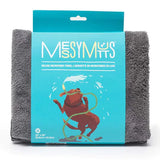 Messy Mutts Ultra Soft Towel with Hand Pockets Cool Grey