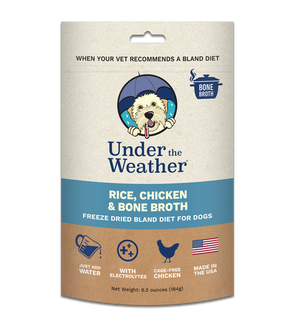 Under The Weather Rice, Chicken & Bone Broth Bland Diet 6.5oz - Paw Naturals