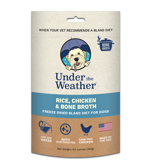 Under The Weather Rice, Chicken & Bone Broth Bland Diet 6.5oz - Paw Naturals