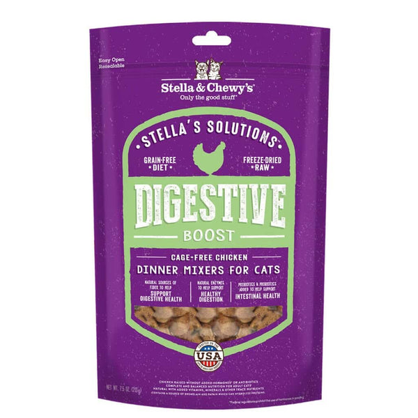 Stella & Chewy's Cat Solutions Digestive Boost Raw Freeze-Dried Cat Food