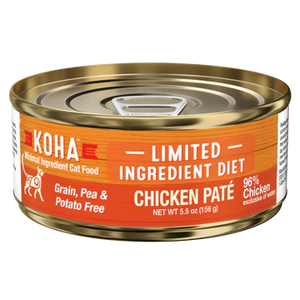 Koha Limited Ingredient Pate Canned Cat Food 3oz Chicken - Paw Naturals