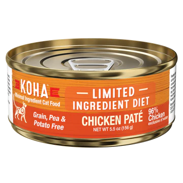 Koha Limited Ingredient Pate Canned Cat Food 3oz Chicken - Paw Naturals