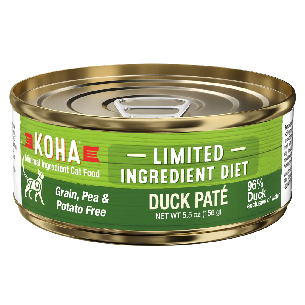 Koha Limited Ingredient Pate Canned Cat Food 3oz Duck - Paw Naturals