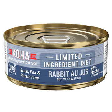 Koha Limited Ingredient Pate Canned Cat Food 3oz Rabbit - Paw Naturals