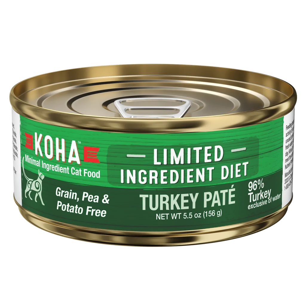 Koha Limited Ingredient Pate Canned Cat Food 3oz Turkey - Paw Naturals