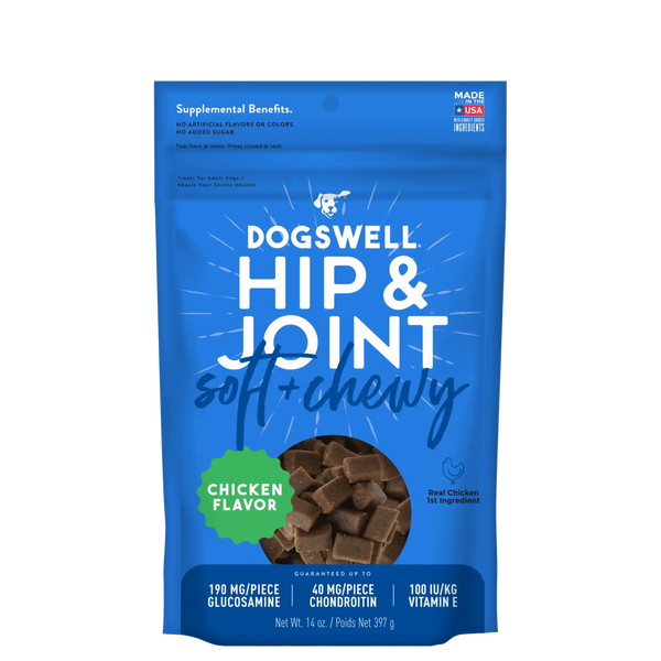 Dogswell Soft & Chewy Hip & Joint Chicken 14oz Dog Treats