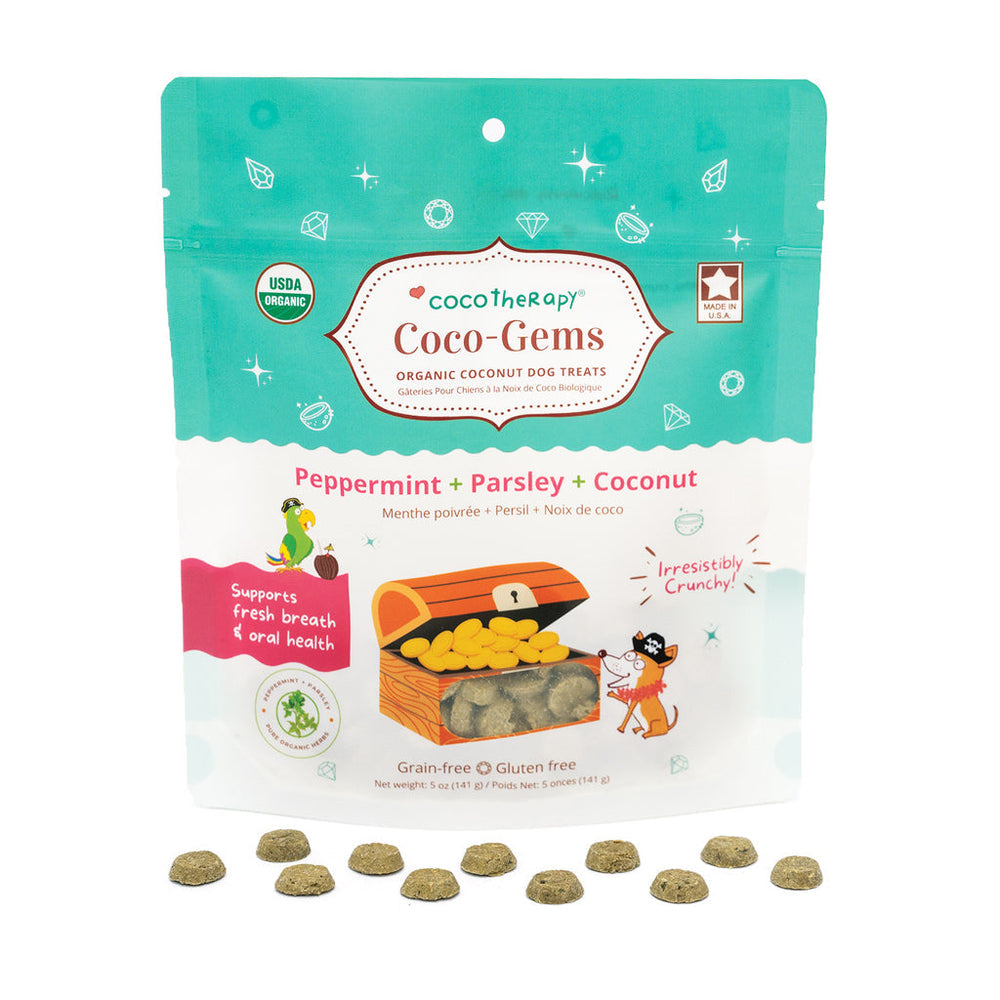 CocoTherapy Coco-Gems Organic Coconut Dog Treats