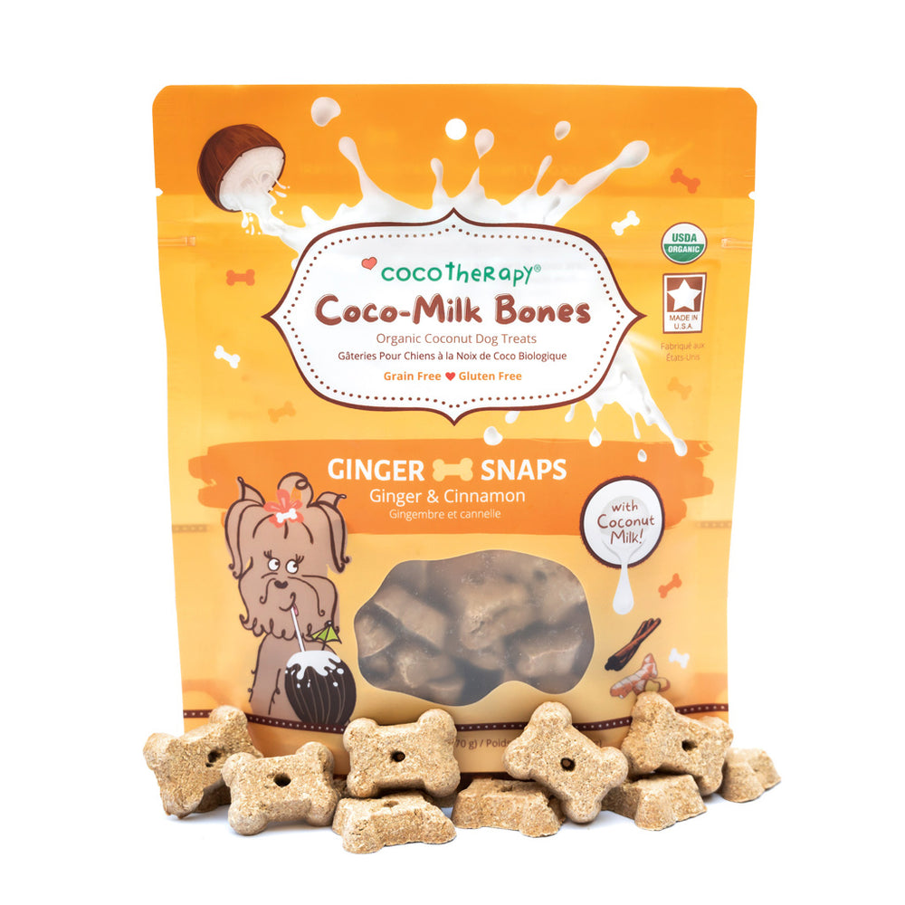 CocoTherapy Coco-Milk Bones Organic Coconut Dog Treats