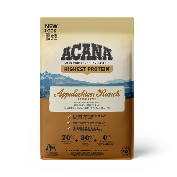 Acana Regionals Appalachian Ranch Dry Dog Food 13lb - Paw Naturals