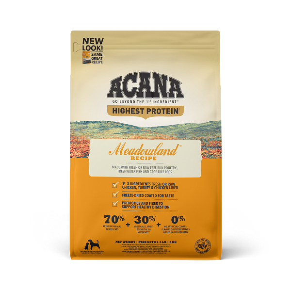 Acana Regionals Meadowland Dry Dog Food 4.5lb - Paw Naturals