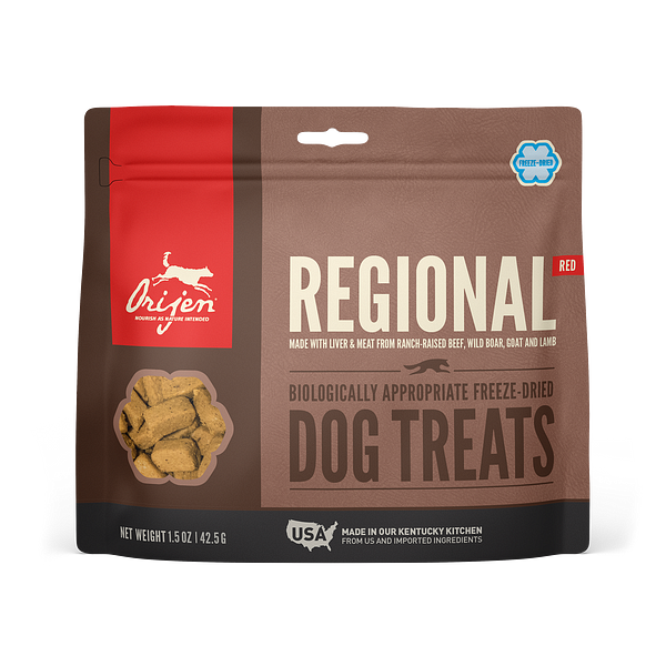 Orijen Freeze-Dried Regional Red Dog Treat 1.5oz - Paw Naturals