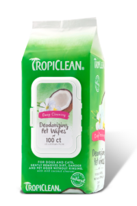 Tropiclean Deep Cleaning Deodorizing Wipes for Pets 100 Ct - Paw Naturals