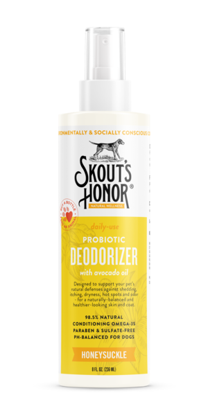 Skout's Honor Probiotic Deodorizing Spray Honeysuckle 8oz - Paw Naturals